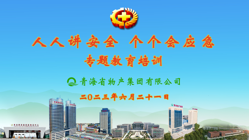 提高安全管理水平 落實(shí)全員安全責(zé)任&mdash;&mdash;集團(tuán)安委會(huì)舉辦2023年&ldquo;人人講安全，個(gè)個(gè)會(huì)應(yīng)急&rdquo;專題教育培訓(xùn)