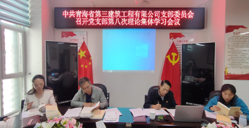 三建公司黨支部召開第八次理論集體學習會 ----集團黨委委員、紀委書記講主題教育專題黨課